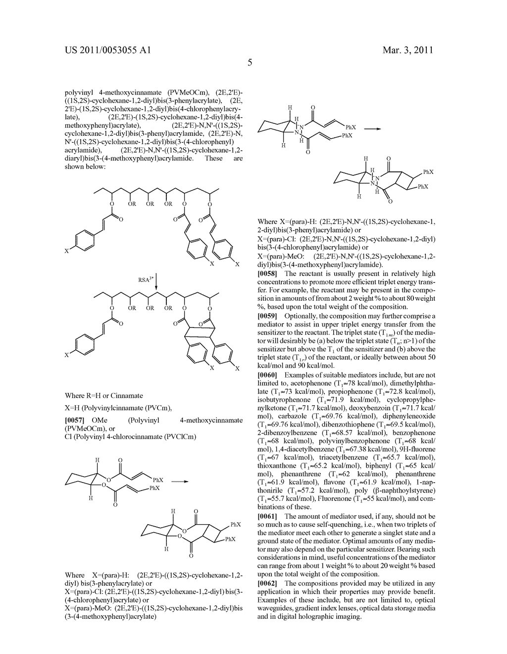 COMPOSITIONS, OPTICAL DATA STORAGE MEDIA AND METHODS FOR USING THE OPTICAL DATA STORAGE MEDIA - diagram, schematic, and image 23