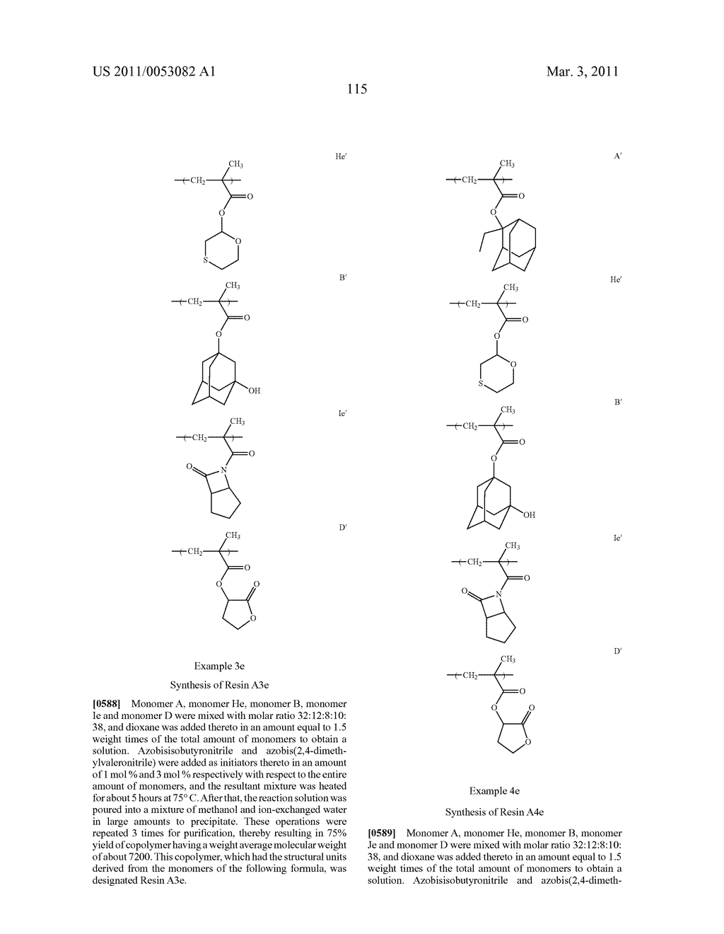RESIN, RESIST COMPOSITION AND METHOD FOR PRODUCING RESIST PATTERN - diagram, schematic, and image 116