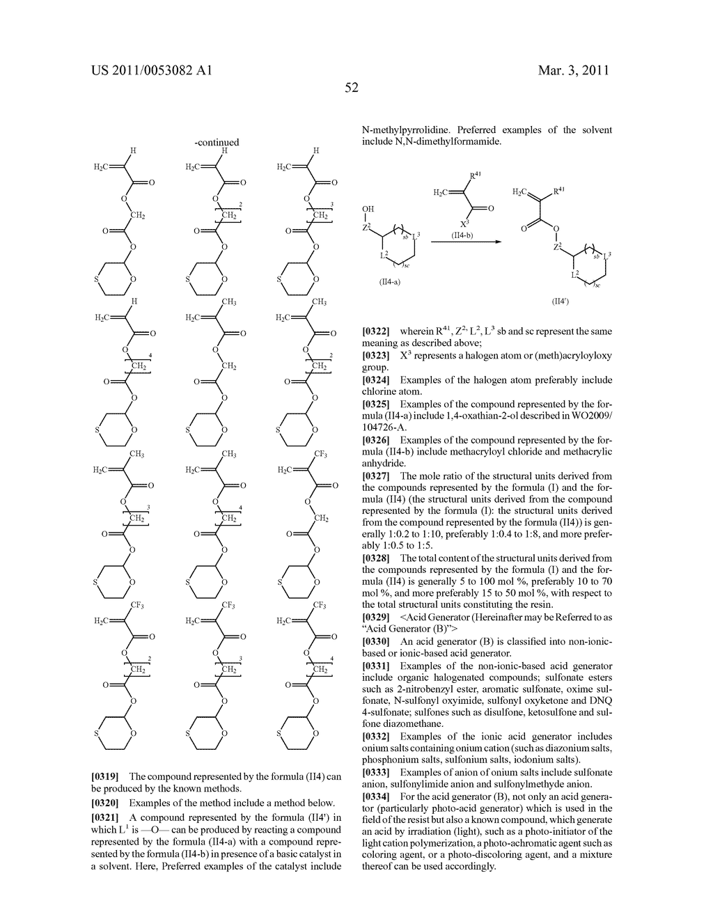 RESIN, RESIST COMPOSITION AND METHOD FOR PRODUCING RESIST PATTERN - diagram, schematic, and image 53