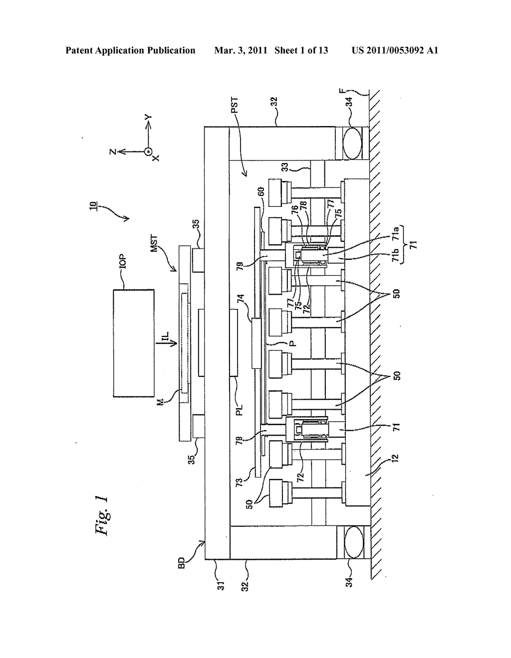 OBJECT PROCESSING APPARATUS, EXPOSURE APPARATUS AND EXPOSURE METHOD, AND DEVICE MANUFACTURING METHOD - diagram, schematic, and image 02