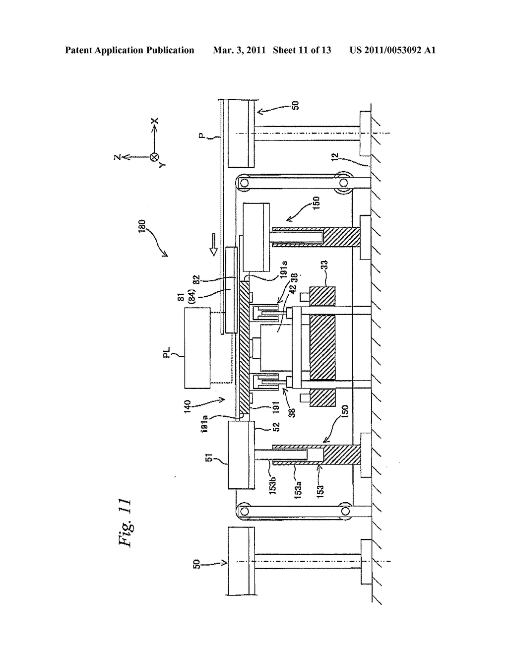 OBJECT PROCESSING APPARATUS, EXPOSURE APPARATUS AND EXPOSURE METHOD, AND DEVICE MANUFACTURING METHOD - diagram, schematic, and image 12