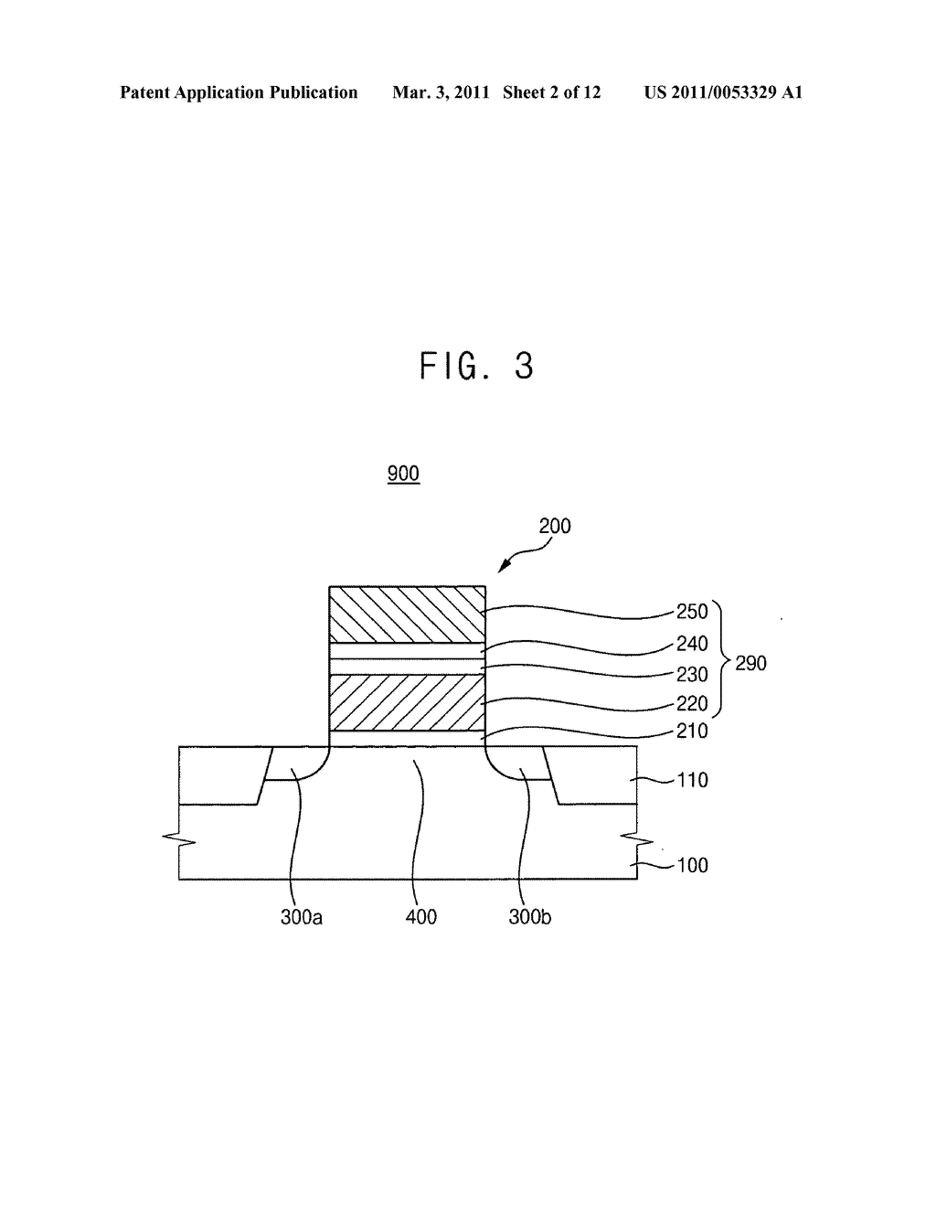 Semiconductor device including a gate electrode of lower electrial resistance and method of manufacturing the same - diagram, schematic, and image 03