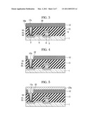 PHASE-CHANGE MEMORY DEVICE AND METHOD OF MANUFACTURING PHASE-CHANGE MEMORY DEVICE diagram and image