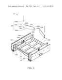 SERVER RACK WITH BAFFLE DEVICE diagram and image