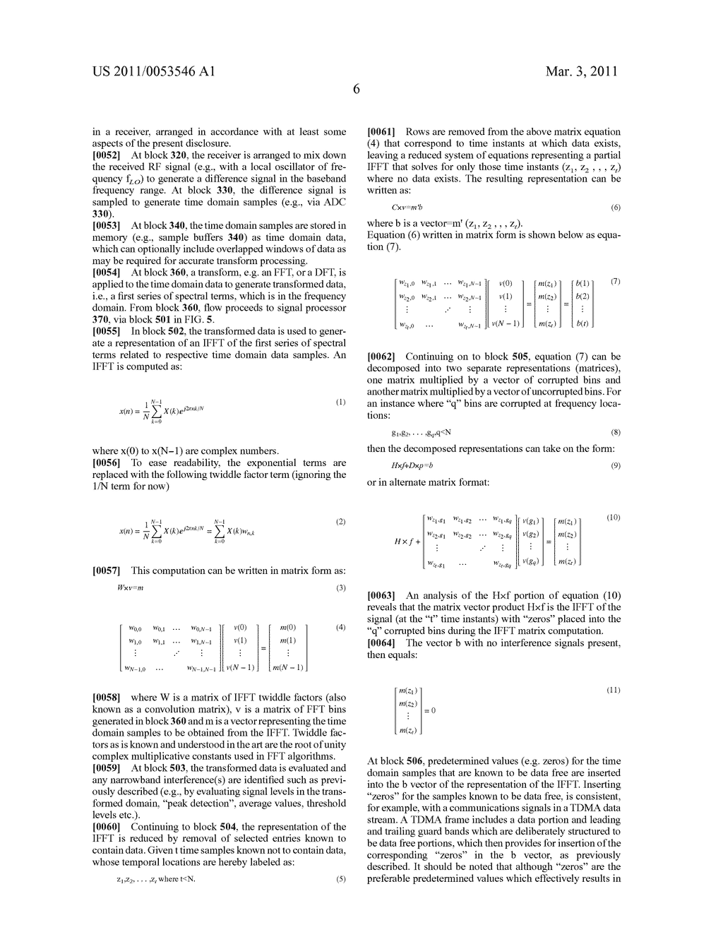 OPTIMAL NARROWBAND INTERFERENCE REMOVAL FOR SIGNALS SEPARATED IN TIME - diagram, schematic, and image 12