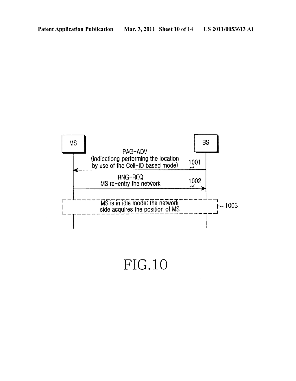 Method of implementing location, method of broadcasting position information of neighbor base station and method of negotiating location capability - diagram, schematic, and image 11