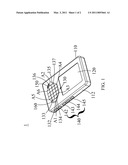 MOBILE COMMUNICATION DEVICE WITH ERGONOMIC FEATURE diagram and image