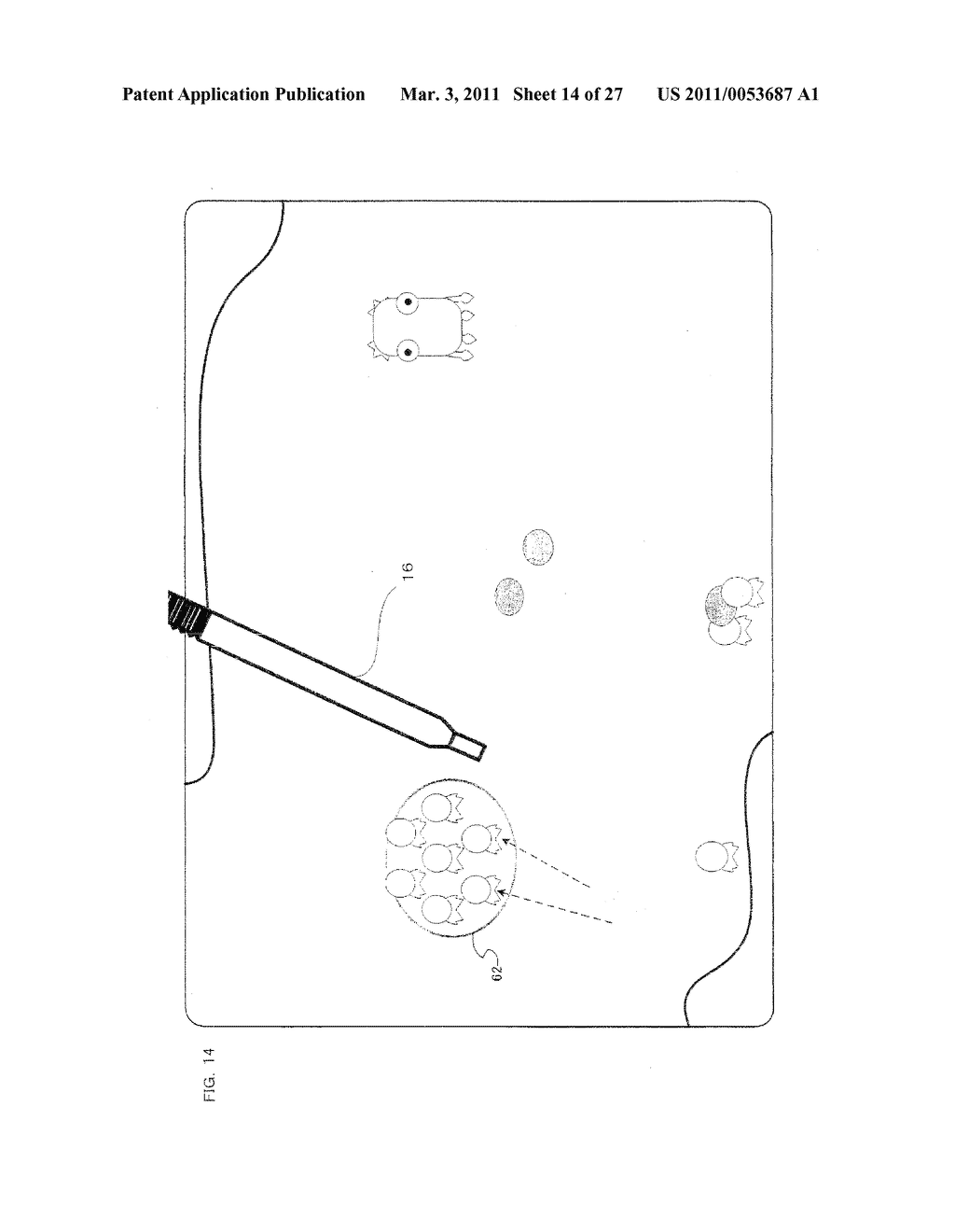 STORAGE MEDIUM HAVING GAME PROGRAM STORED THEREON AND GAME APPARATUS - diagram, schematic, and image 15