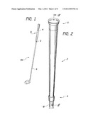 SLEEVE MEMBER FOR USE IN GOLF CLUB GRIPS AND THE LIKE diagram and image