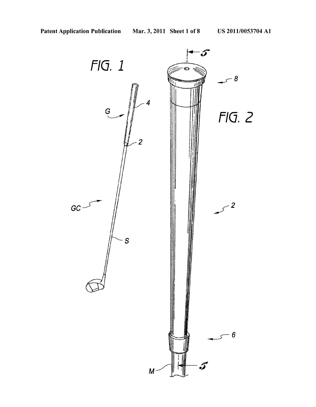 SLEEVE MEMBER FOR USE IN GOLF CLUB GRIPS AND THE LIKE - diagram, schematic, and image 02