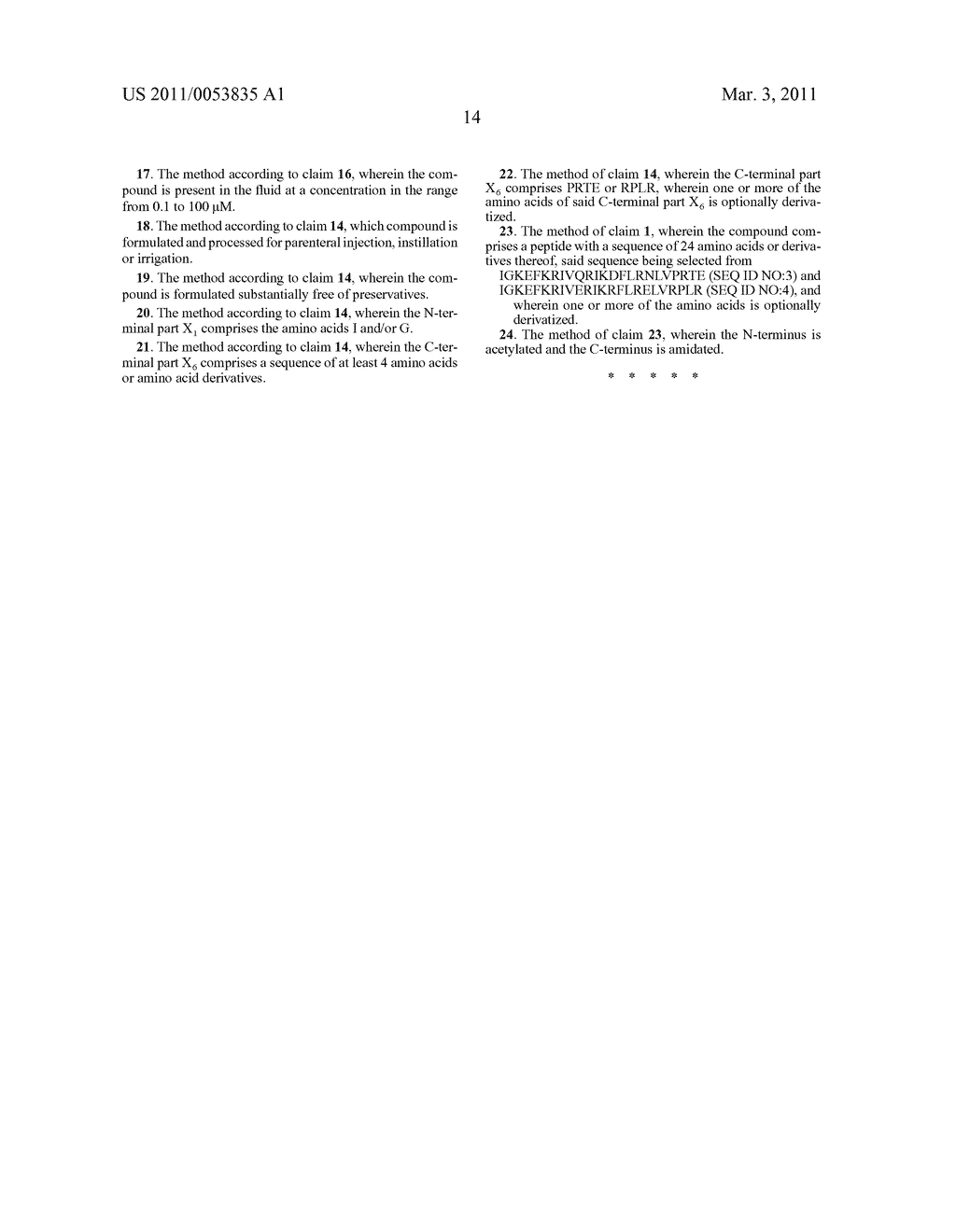 ANTIMICROBIAL PEPTIDES DERIVED FROM CAP18 - diagram, schematic, and image 15