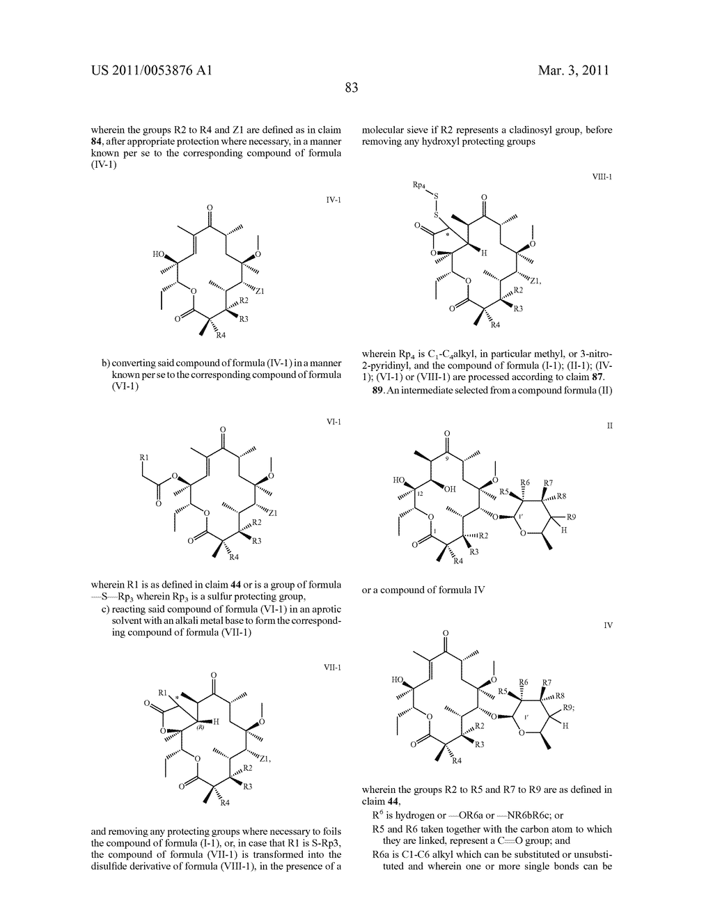  MACROLIDES AND THEIR USE - diagram, schematic, and image 84