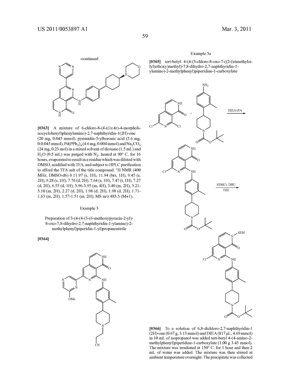 COMPOUNDS AND COMPOSITIONS AS SYK KINASE INHIBITORS - diagram, schematic, and image 60