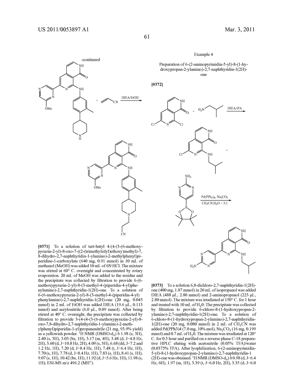 COMPOUNDS AND COMPOSITIONS AS SYK KINASE INHIBITORS - diagram, schematic, and image 62