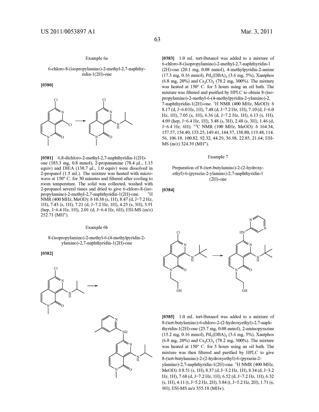 COMPOUNDS AND COMPOSITIONS AS SYK KINASE INHIBITORS - diagram, schematic, and image 64