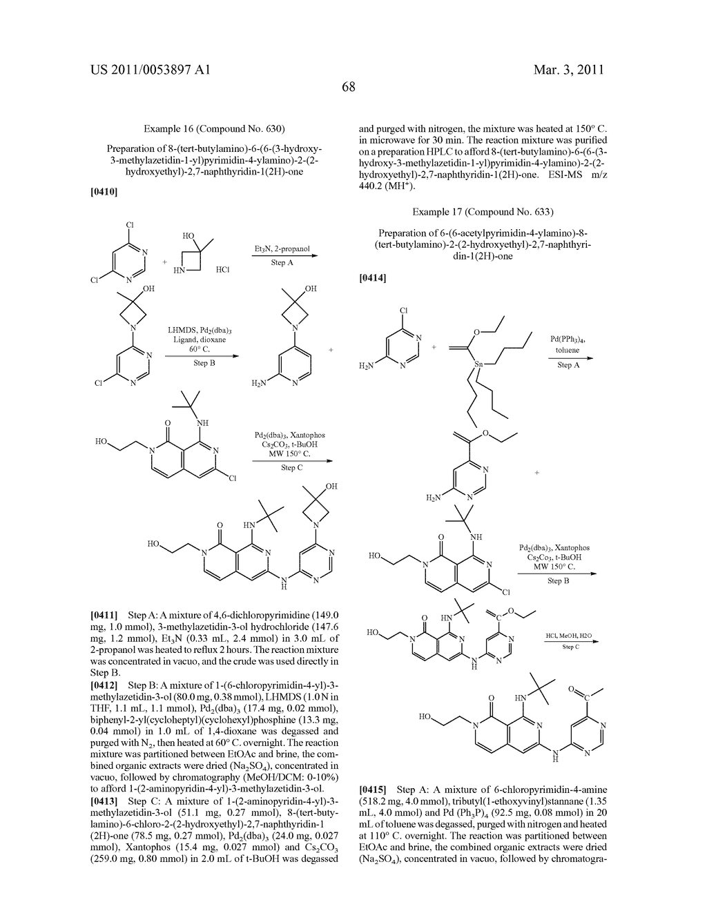 COMPOUNDS AND COMPOSITIONS AS SYK KINASE INHIBITORS - diagram, schematic, and image 69