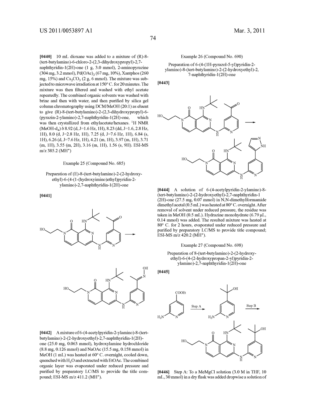 COMPOUNDS AND COMPOSITIONS AS SYK KINASE INHIBITORS - diagram, schematic, and image 75