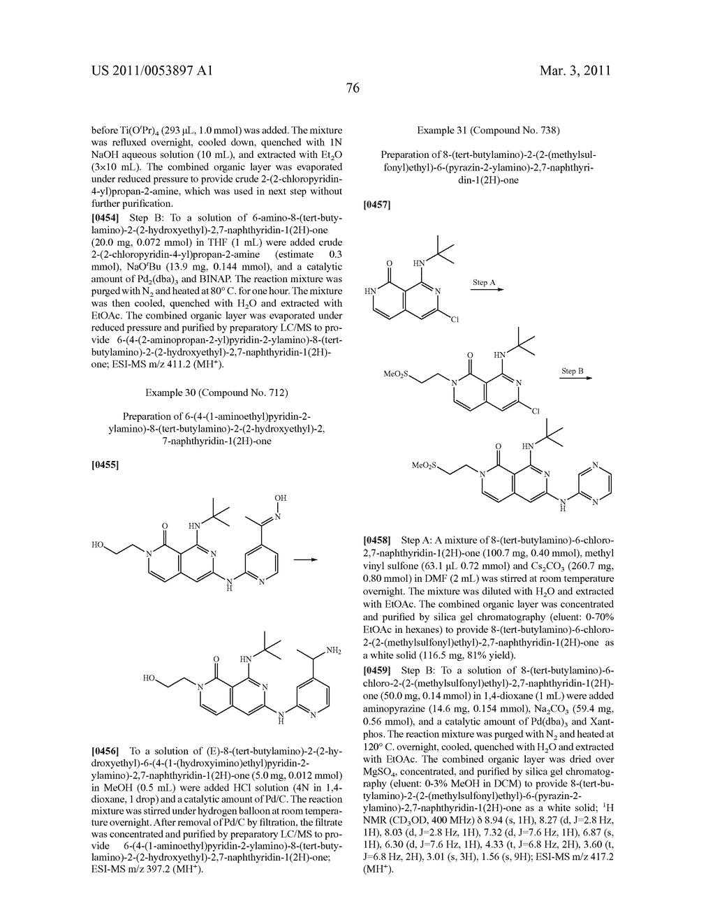 COMPOUNDS AND COMPOSITIONS AS SYK KINASE INHIBITORS - diagram, schematic, and image 77