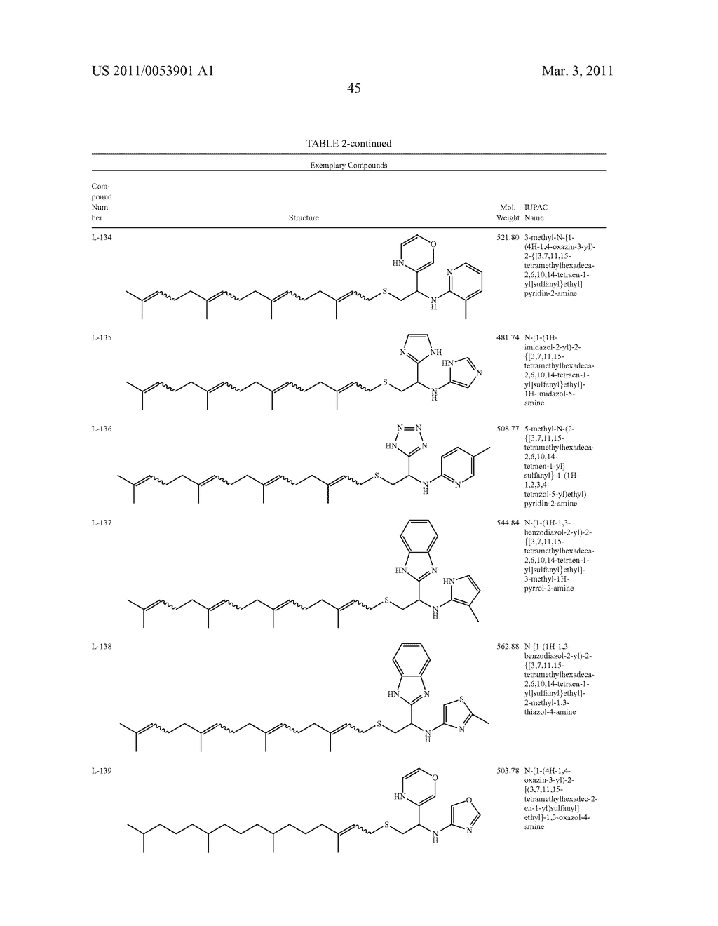 ACETYL MIMIC COMPOUNDS FOR THE INHIBITION OF ISOPRENYL-S-CYSTEINYL METHYLTRANSFERASE - diagram, schematic, and image 46
