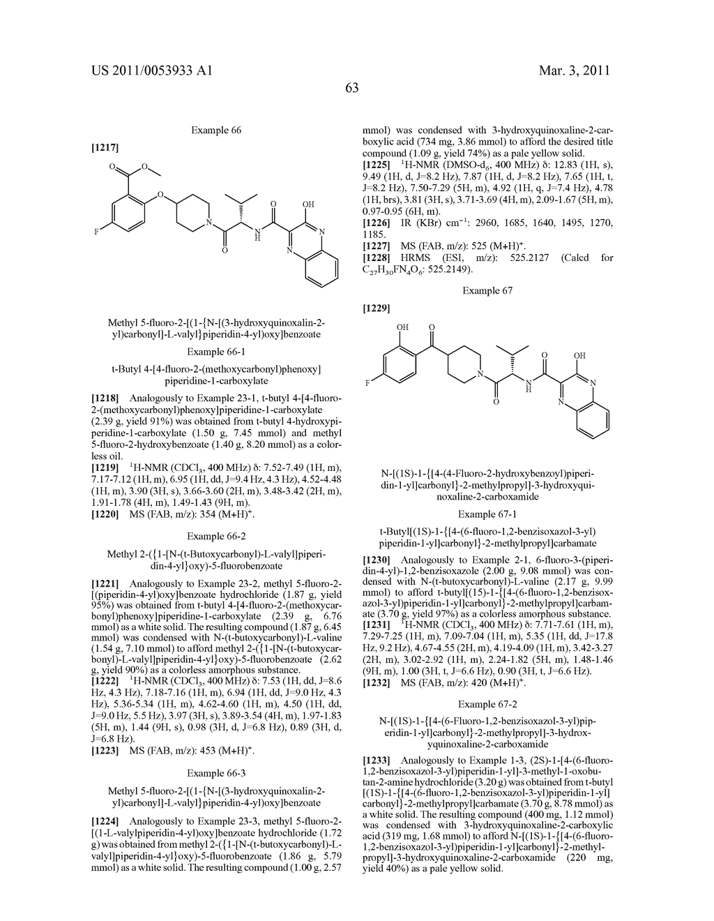 HYDROXYQUINOXALINECARBOXAMIDE DERIVATIVE - diagram, schematic, and image 64