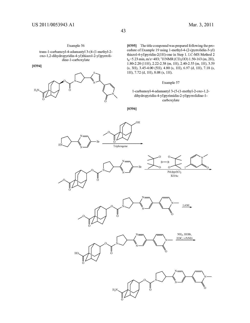 CARBAMATE AND UREA INHIBITORS OF 11 -HYDROXYSTEROID DEHYDROGENASE 1 - diagram, schematic, and image 44