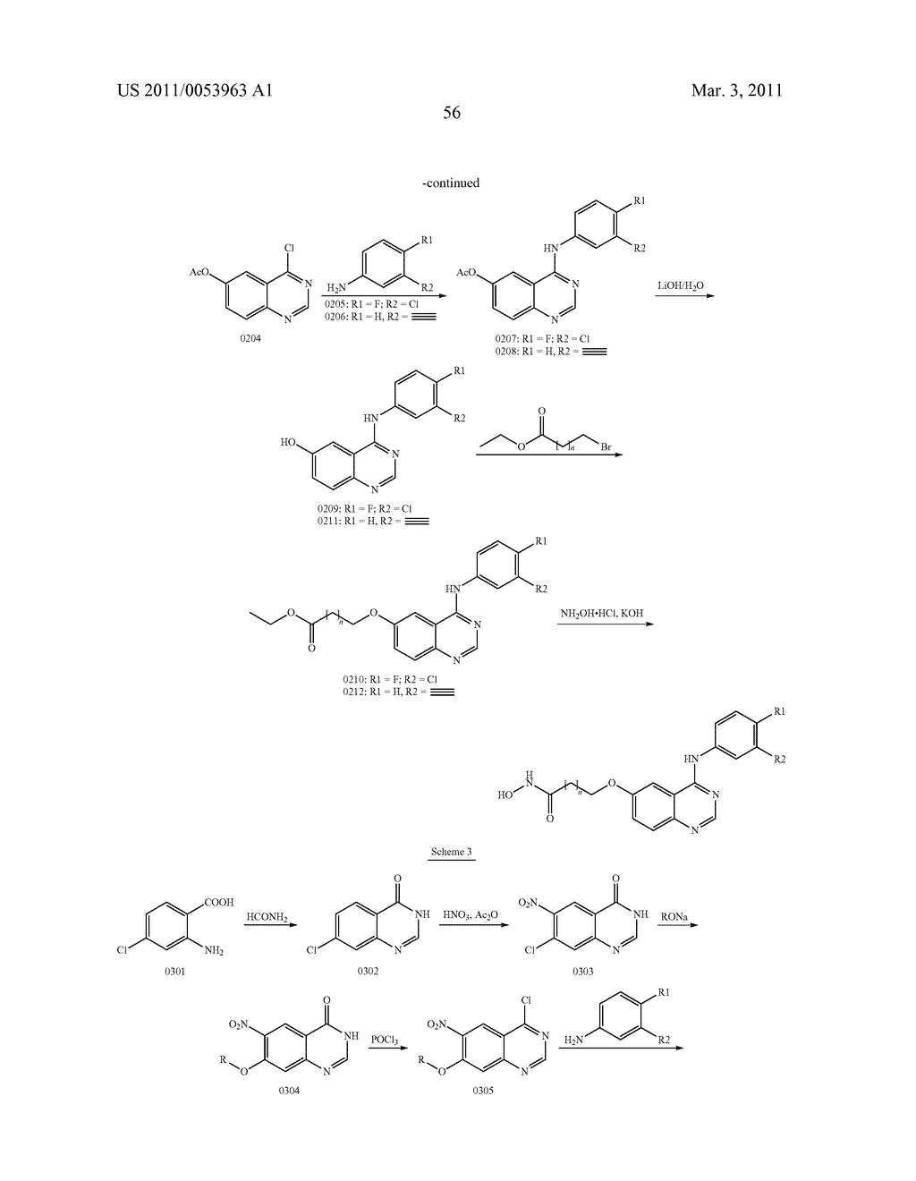 TARTRATE SALTS OF QUINAZOLINE BASED EGFR INHIBITORS CONTAINING A ZINC BINDING MOIETY - diagram, schematic, and image 77