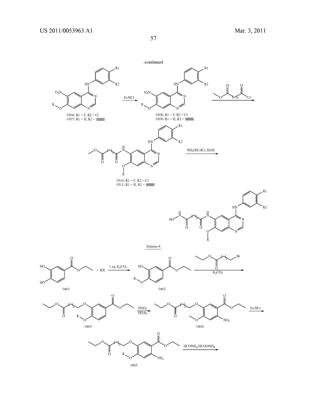 TARTRATE SALTS OF QUINAZOLINE BASED EGFR INHIBITORS CONTAINING A ZINC BINDING MOIETY - diagram, schematic, and image 78
