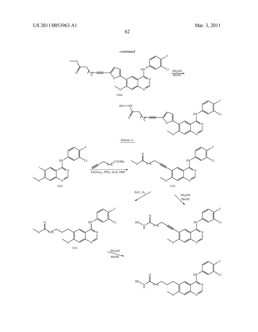 TARTRATE SALTS OF QUINAZOLINE BASED EGFR INHIBITORS CONTAINING A ZINC BINDING MOIETY - diagram, schematic, and image 83