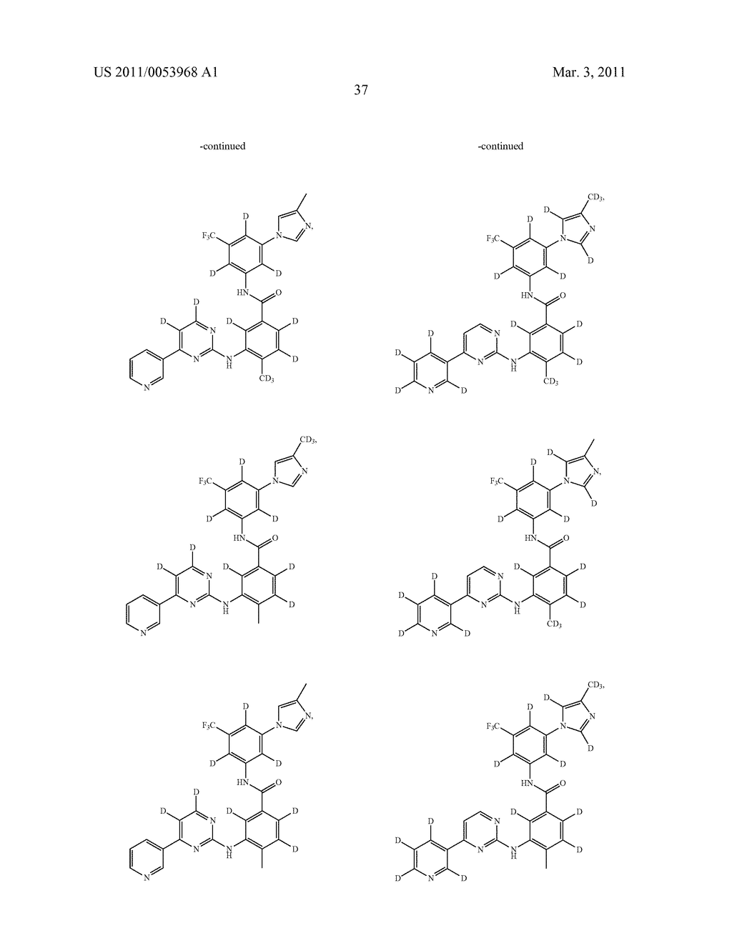 AMINOPYRIMIDINE INHIBITORS OF TYROSINE KINASE - diagram, schematic, and image 38