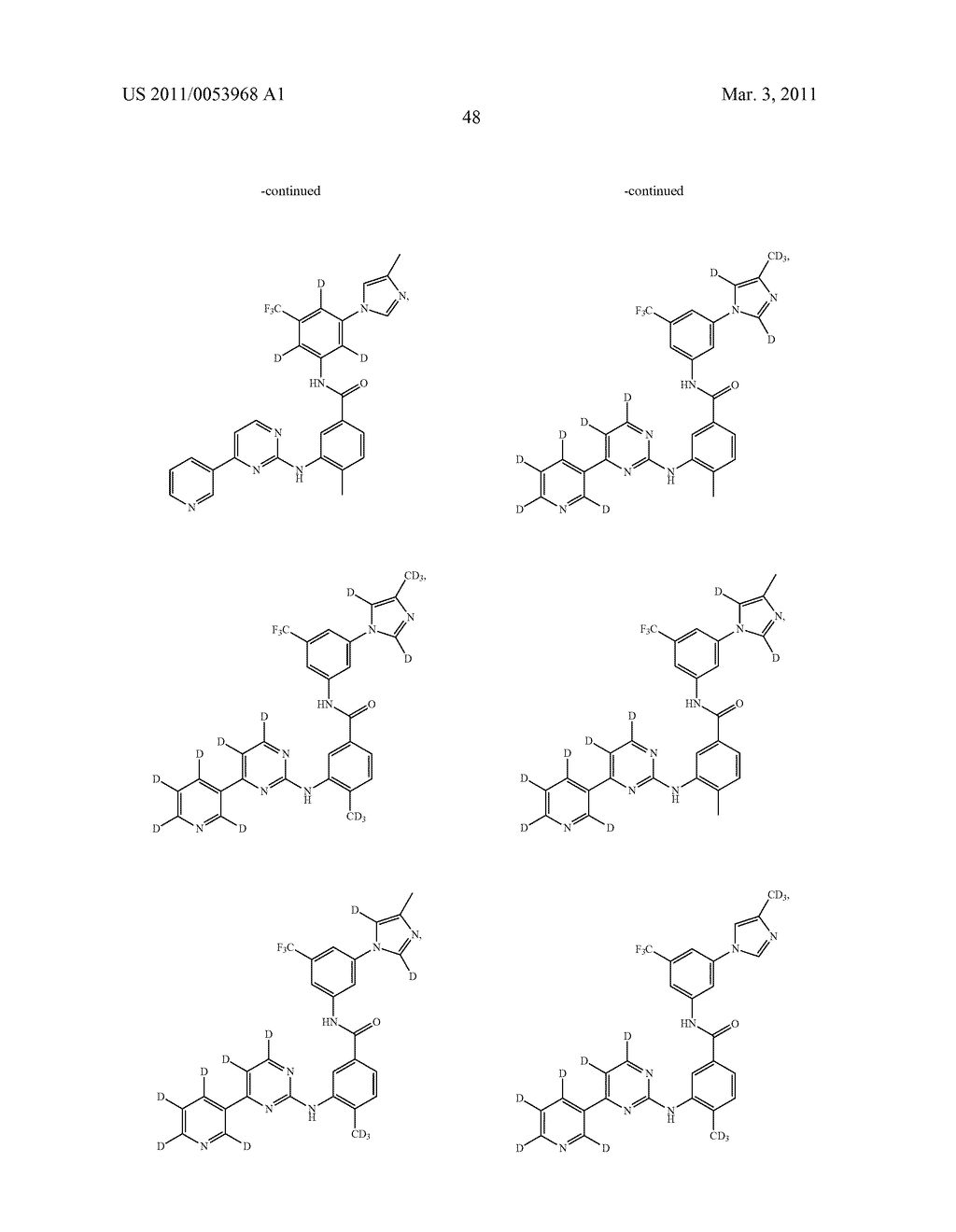 AMINOPYRIMIDINE INHIBITORS OF TYROSINE KINASE - diagram, schematic, and image 49