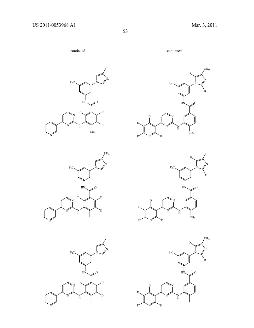 AMINOPYRIMIDINE INHIBITORS OF TYROSINE KINASE - diagram, schematic, and image 54