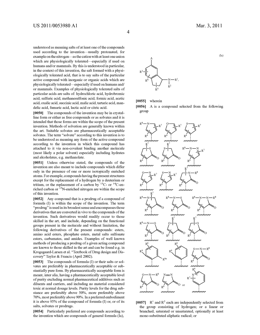 INDANE-AMINE DERIVATIVES, THEIR PREPARATION AND USE AS MEDICAMENTS - diagram, schematic, and image 07