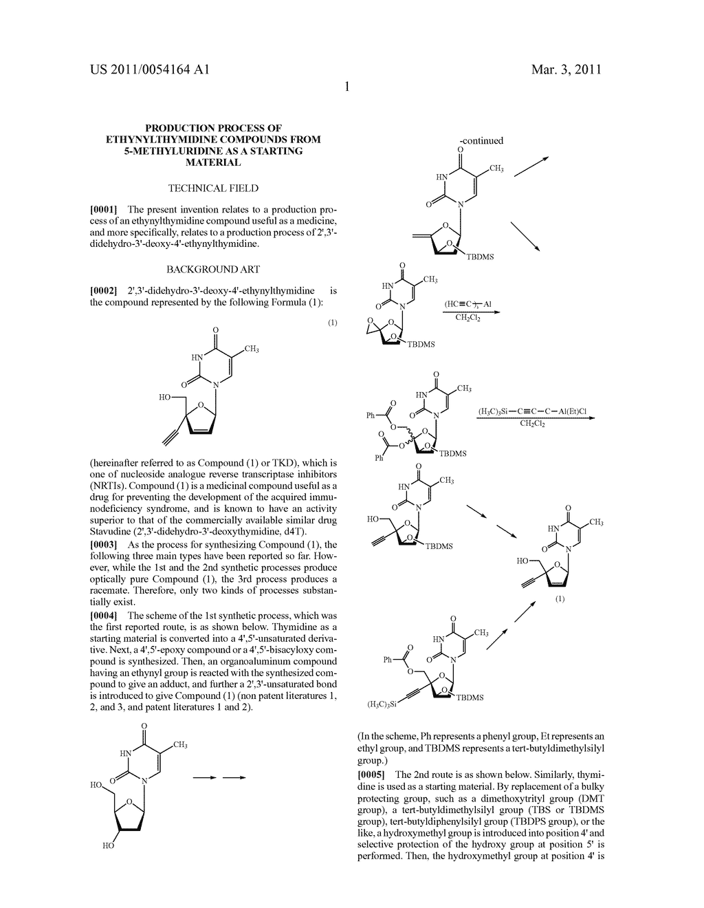 PRODUCTION PROCESS OF ETHYNYLTHYMIDINE COMPOUNDS FROM 5-METHYLURIDINE AS A STARTING MATERIAL - diagram, schematic, and image 03