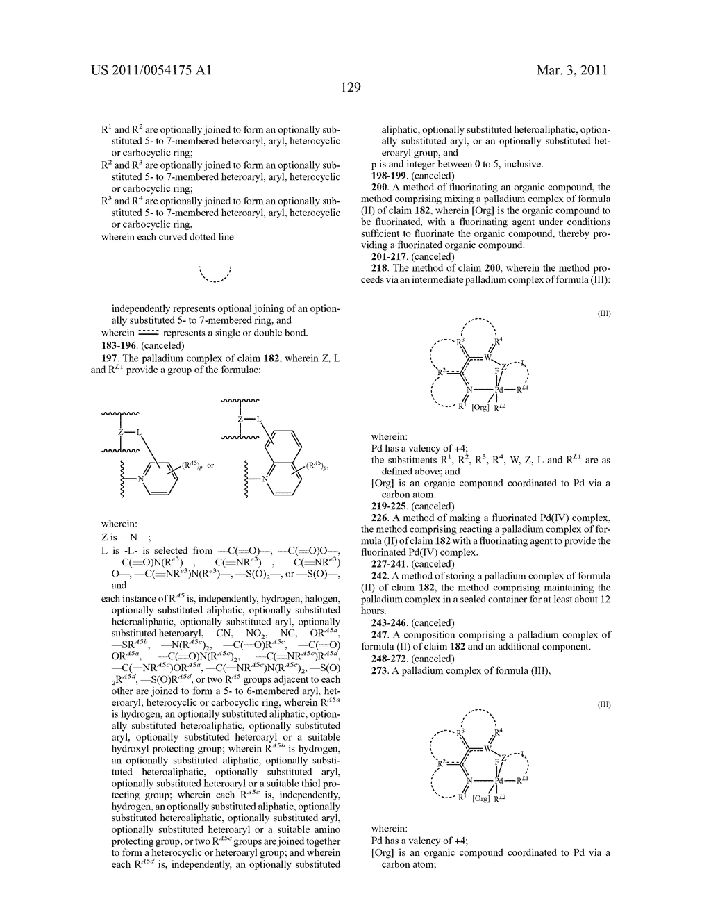 SYSTEM FOR FLUORINATING ORGANIC COMPOUNDS - diagram, schematic, and image 148