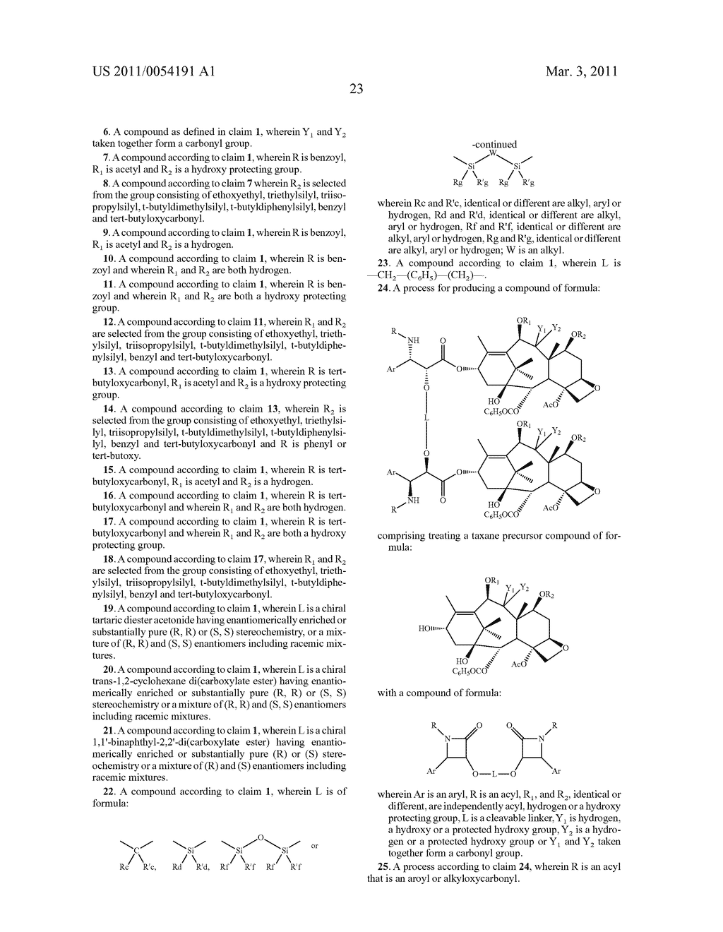 NEW METHODS FOR THE PREPARATION OF TAXANES USING CHIRAL AUXILIARIES - diagram, schematic, and image 24