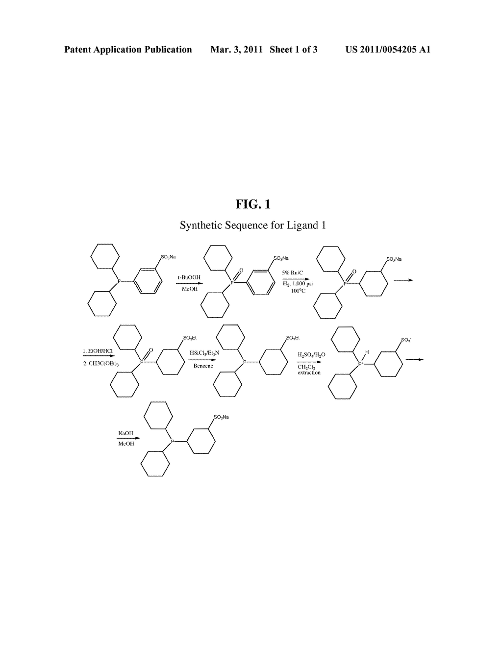 SULFONATED ORGANOPHOSPHINE COMPOUNDS AND USE THEREOF IN HYDROFORMYLATION PROCESSES - diagram, schematic, and image 02