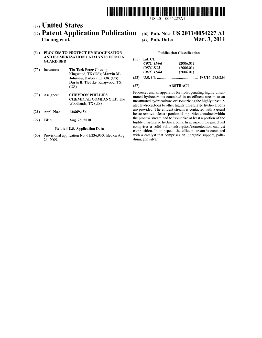 Process to Protect Hydrogenation and Isomerization Catalysts Using a Guard Bed - diagram, schematic, and image 01