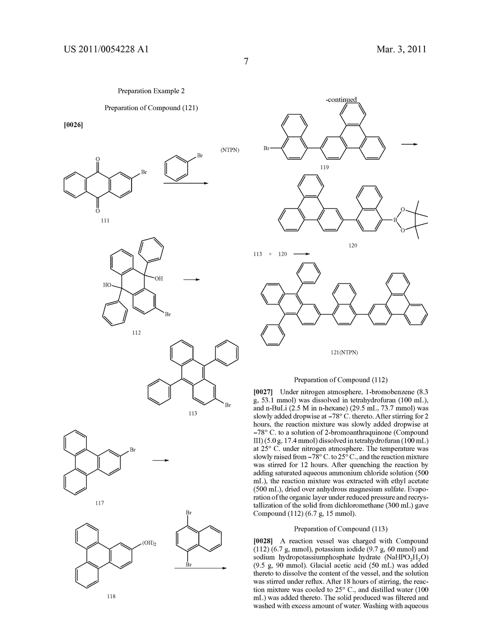 BLUE ELECTROLUMINESCENT COMPOUNDS WITH HIGH EFFICIENCY AND DISPLAY DEVICE USING THE SAME - diagram, schematic, and image 08