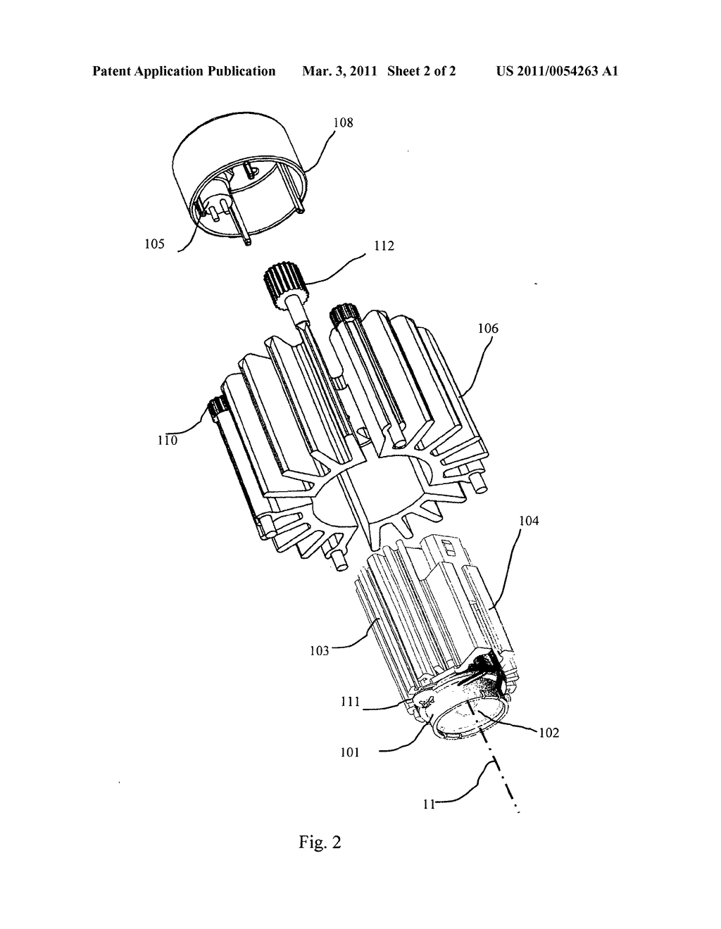 Replaceable LED illumination assembly for medical instruments - diagram, schematic, and image 03