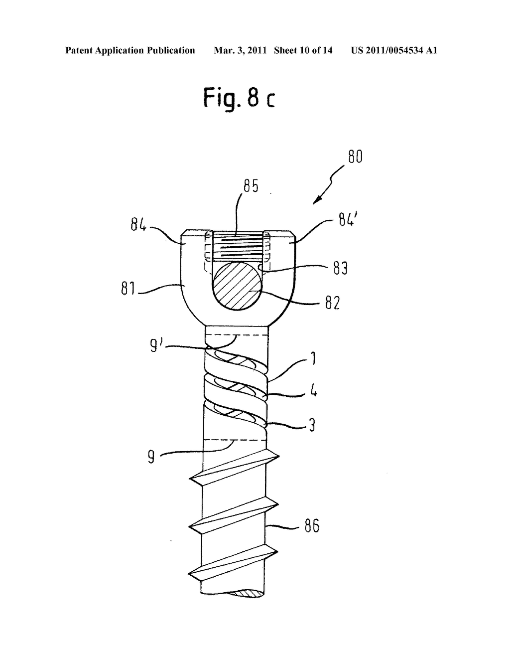 ELASTIC ELEMENT FOR THE USE IN A STABILIZATION DEVICE FOR BONES AND VERTEBRAE AND METHOD FOR THE MANUFACTURE OF SUCH ELASTIC ELEMENT - diagram, schematic, and image 11