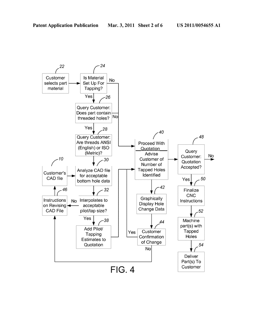 Computer Assisted Determination Of Tapped Threads From CAD File - diagram, schematic, and image 03