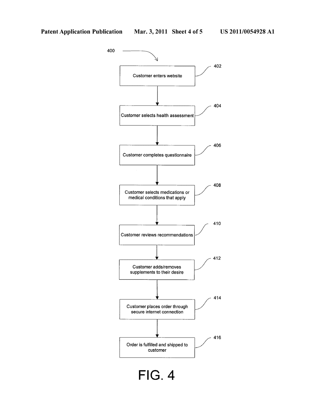 METHOD FOR PERSONALIZED NUTRITIONAL SUPPLEMENTS - diagram, schematic, and image 05