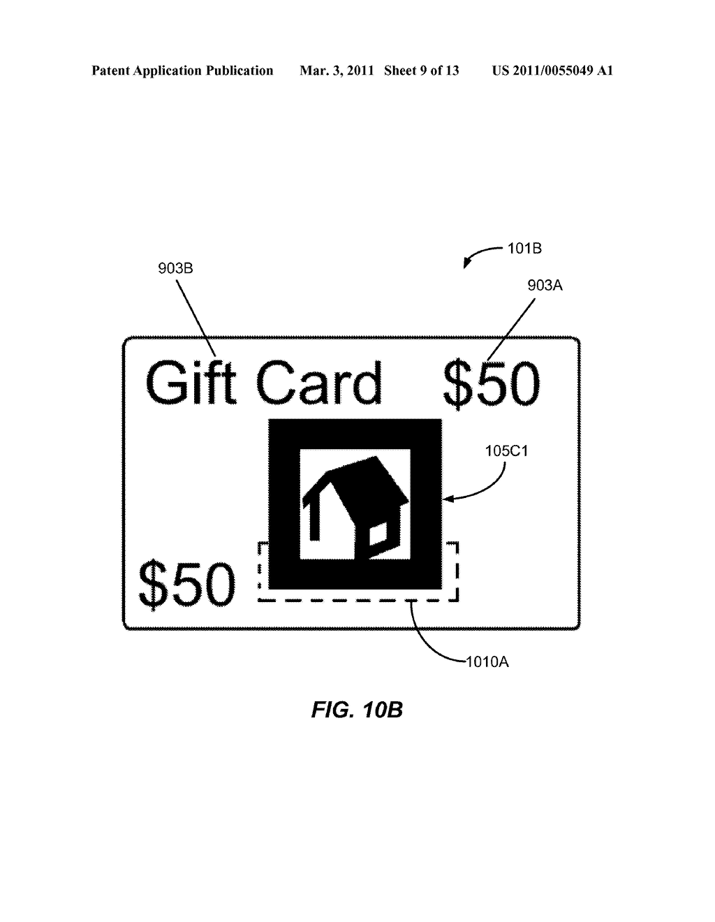 METHOD AND SYSTEM FOR CREATING AN AUGMENTED REALITY EXPERIENCE IN CONNECTION WITH A STORED VALUE TOKEN - diagram, schematic, and image 10