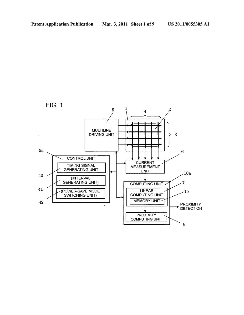 Proximity detection device and proximity detection method - diagram, schematic, and image 02