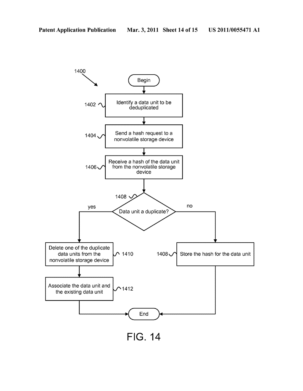 APPARATUS, SYSTEM, AND METHOD FOR IMPROVED DATA DEDUPLICATION - diagram, schematic, and image 15