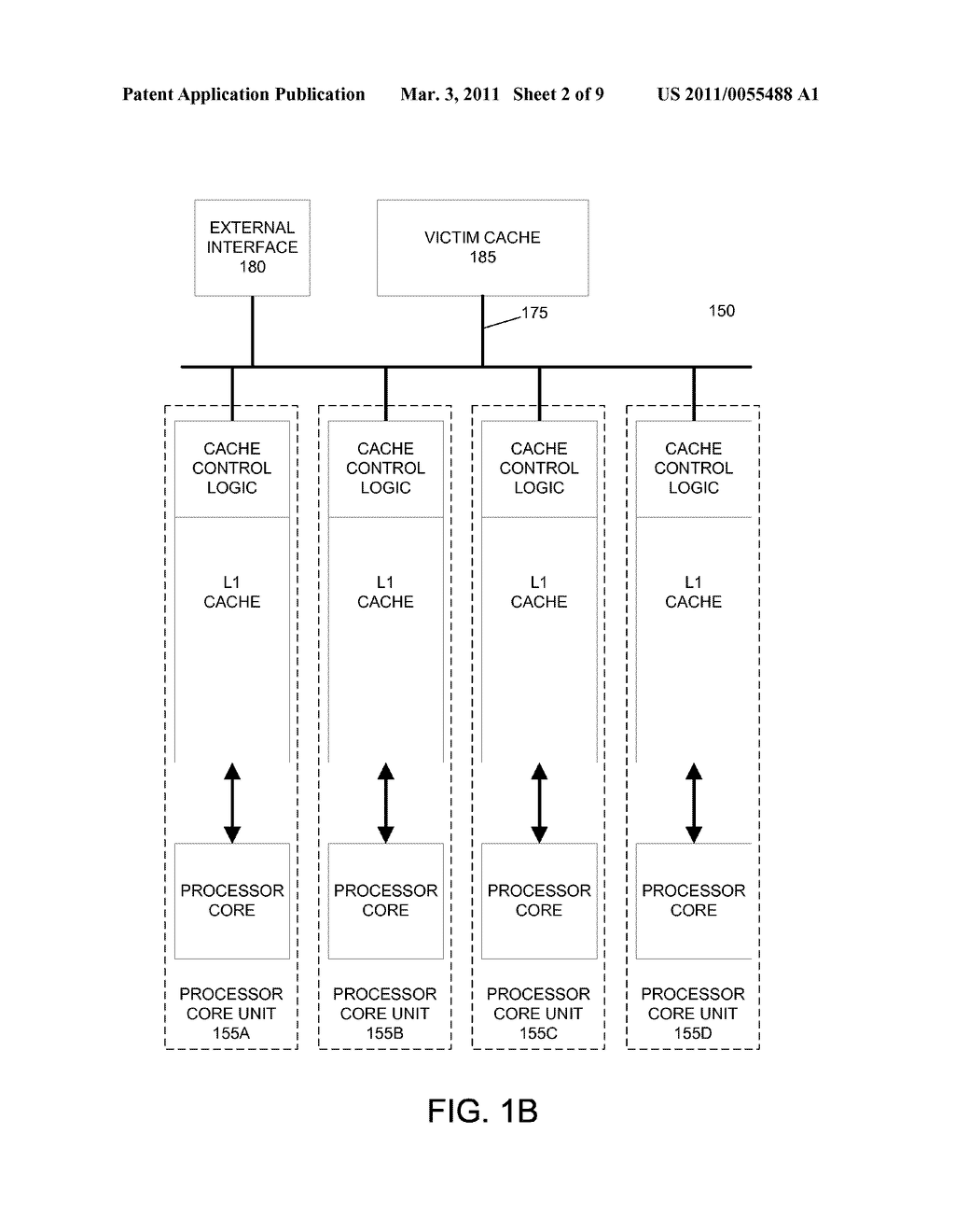 HORIZONTALLY-SHARED CACHE VICTIMS IN MULTIPLE CORE PROCESSORS - diagram, schematic, and image 03