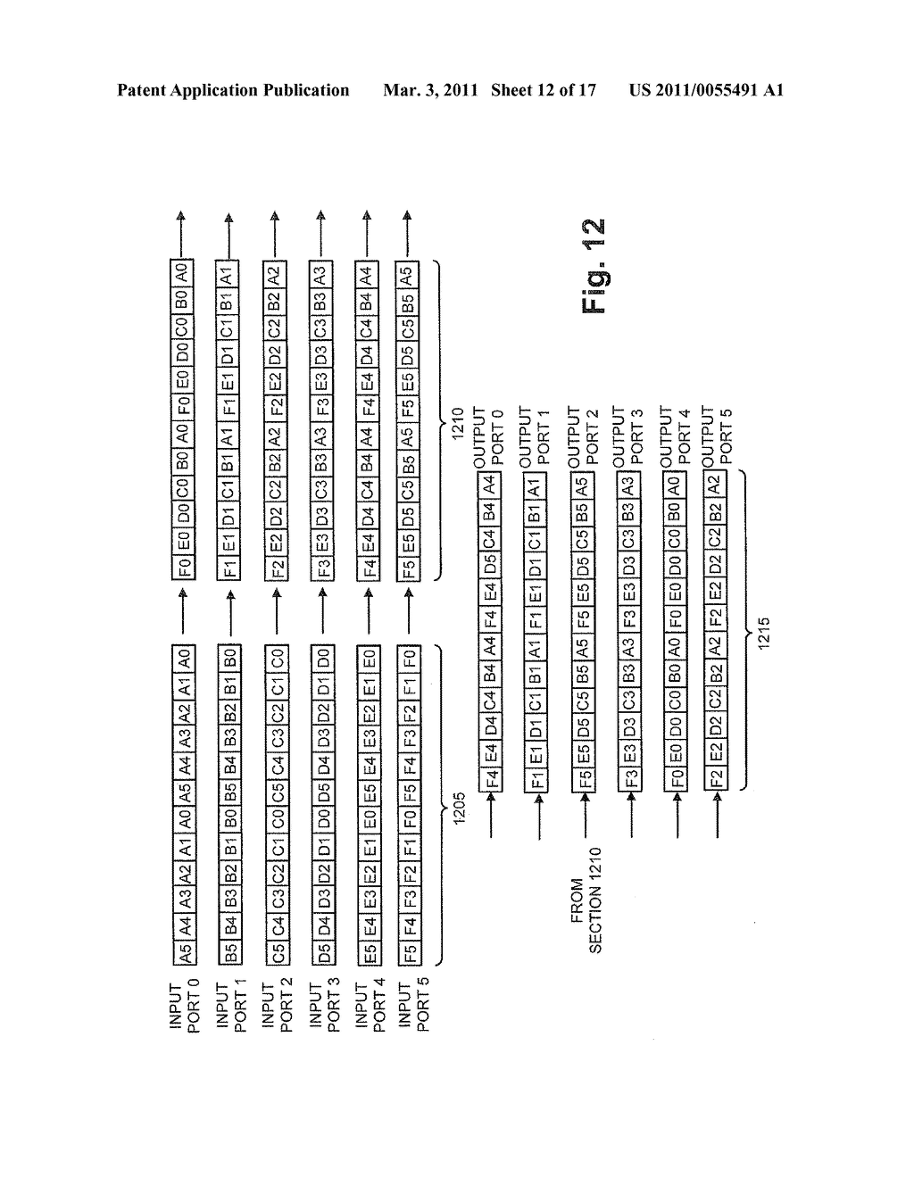 SIMULTANEOUS SWITCHING OF MULTIPLE TIME SLOTS IN AN OPTICAL NETWORK NODE - diagram, schematic, and image 13