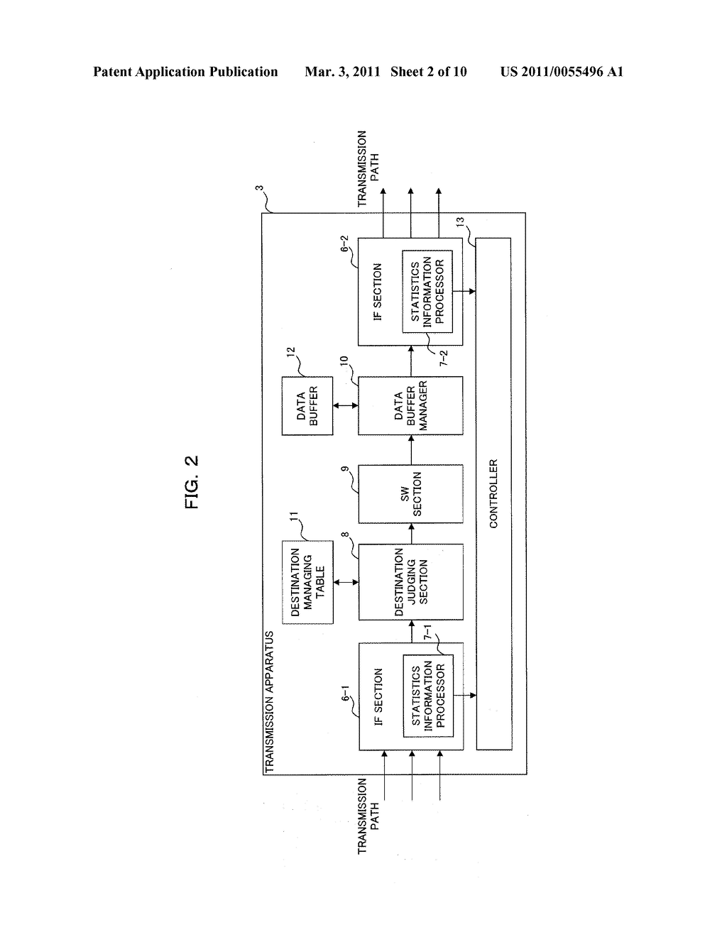 SIGNAL PROCESSOR, TRANSMISSION APPARATUS, AND METHOD FOR PROCESSING SIGNAL - diagram, schematic, and image 03