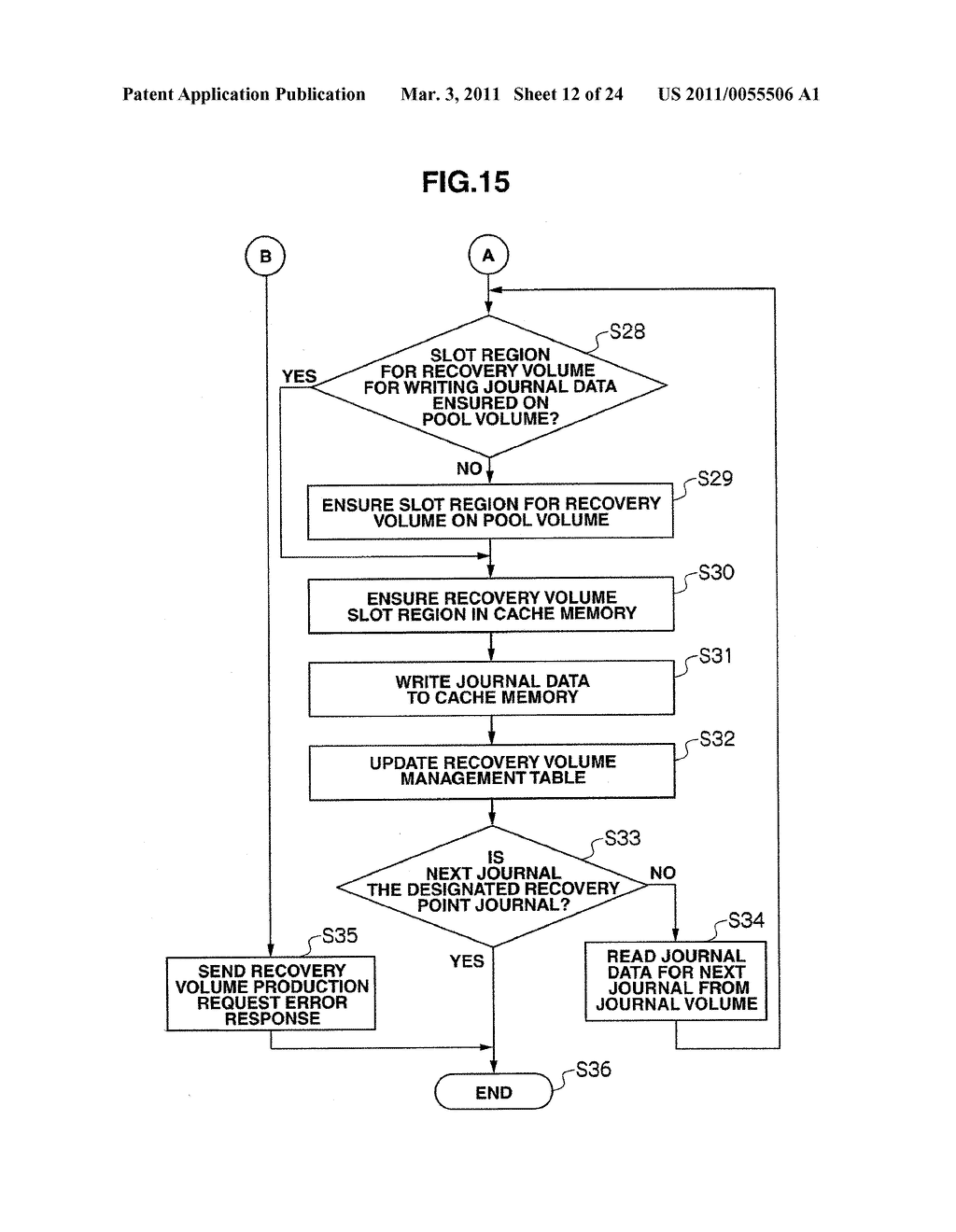Storage System and Method of Producing Recovery Volume - diagram, schematic, and image 13