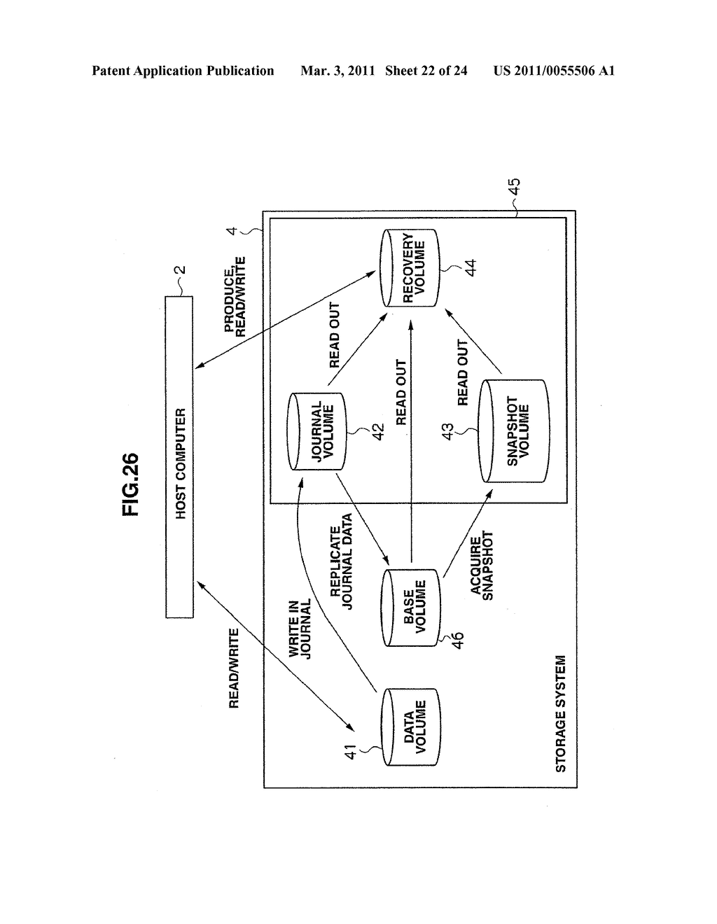 Storage System and Method of Producing Recovery Volume - diagram, schematic, and image 23